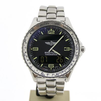 Image 1 of Breitling Chronospace; Analog/digital pilot's watch