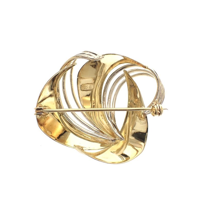 Image 3 of Two-tone gold fantasy brooch