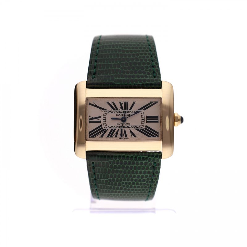 Afbeelding 1 van Cartier Tank Divan Automatic 'Large' W6300856 2603; 18ct. Gouden Horloge