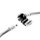 Image 7 of Pandora bracelet; Silver; Snake Chain | 19 cm