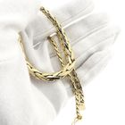 Image 8 of Gold foxtail link necklace