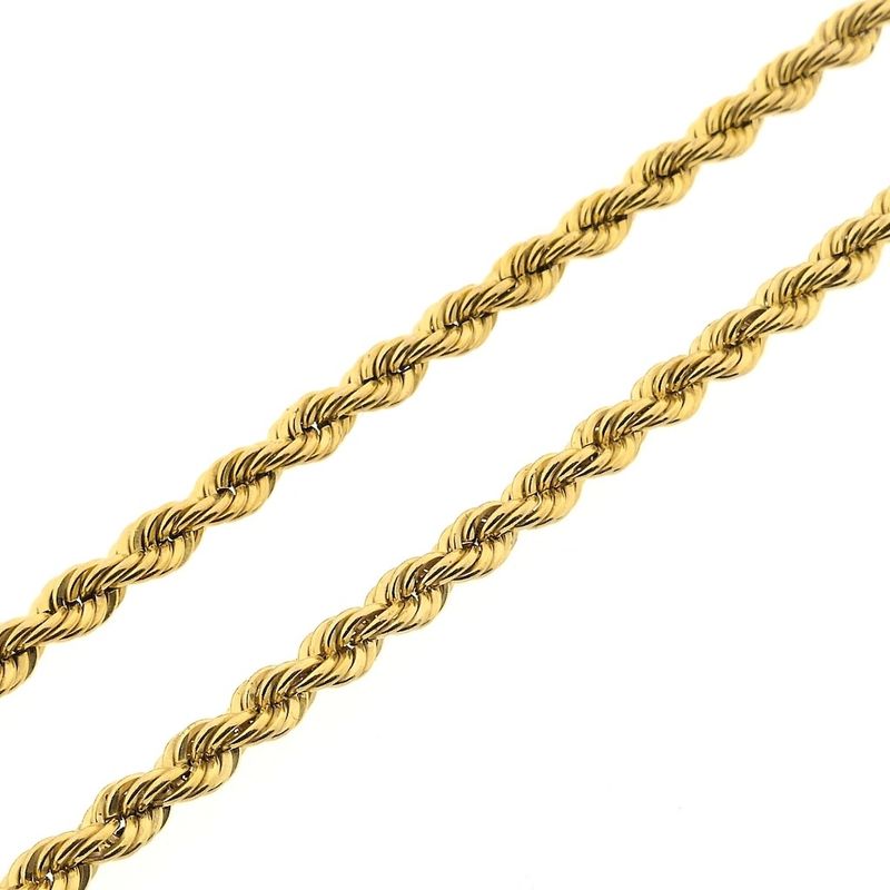 Image 7 of 8K Twisted Link Chain | 50cm