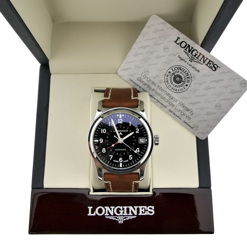 Image 9 of Longines Heritage Avigation GMT L2.831.4; Automatic men's watch