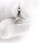 Image 11 of 18K White Gold Minimalist Pendant with Diamond