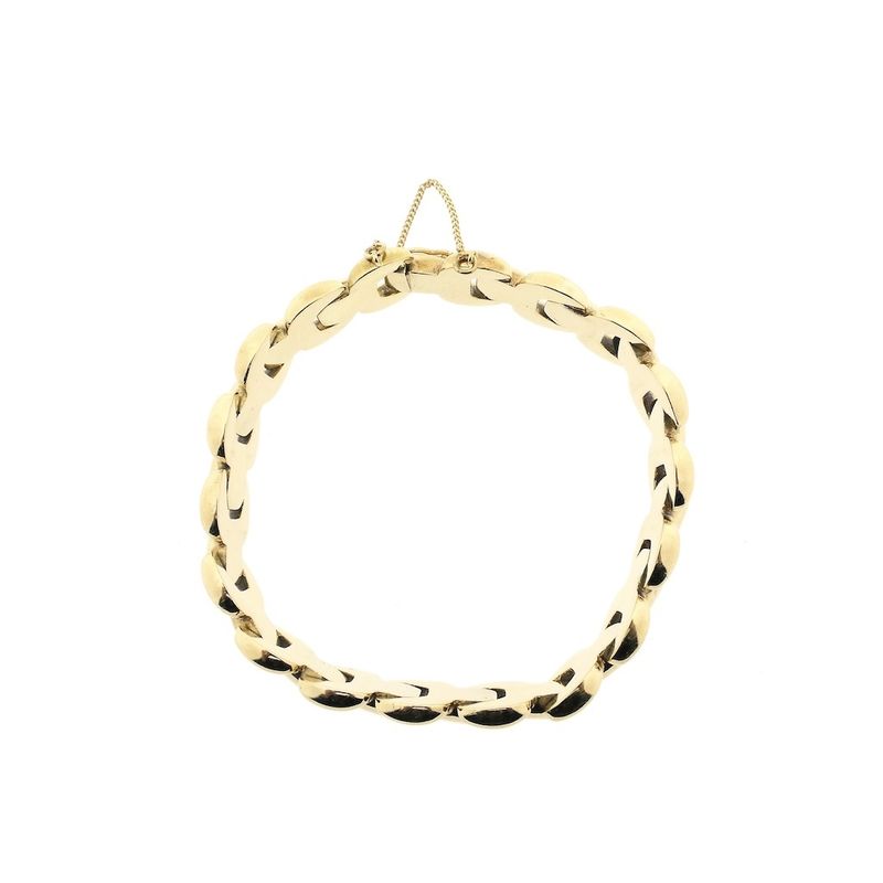 Image 2 of Gold Bismarck link bracelet