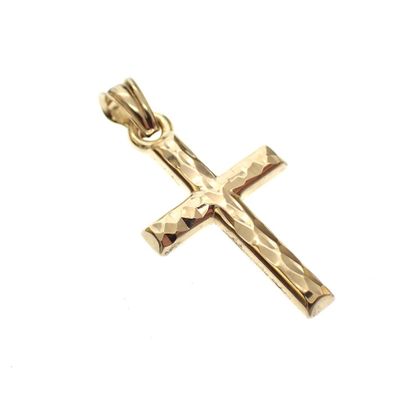 Image 2 of Gold pendant with a subtle cross