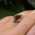 Image 9 of Gold ring with carnelian | Vintage