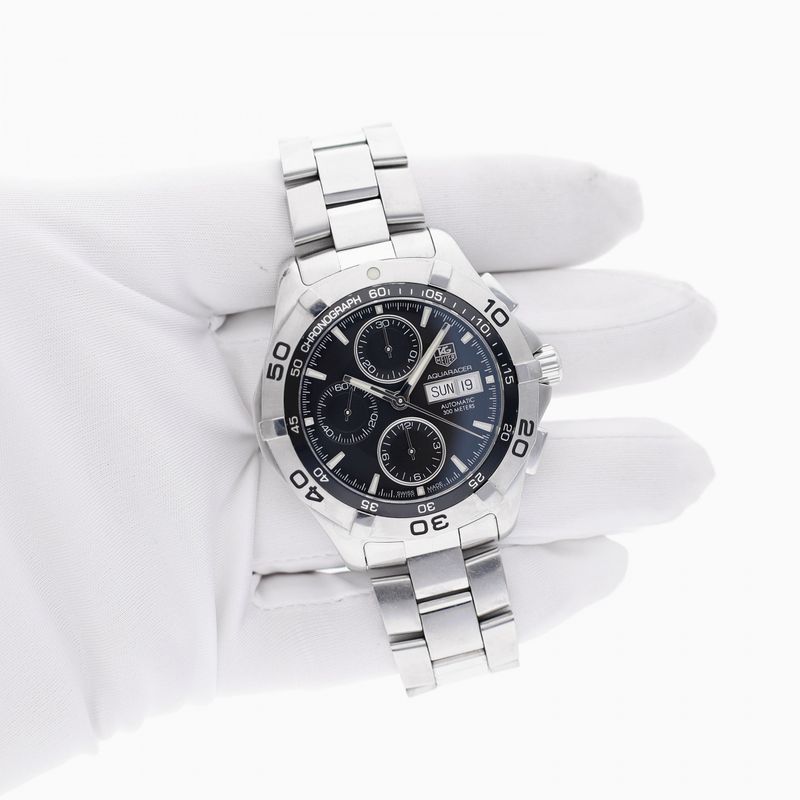 Image 10 of TAG Heuer Aquaracer 300M CAF2010.BA0815; Automatic Chronograph Watch