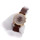 Image 17 of Breitling Navitimer Montbrillant 'Blue Angels' Limited Edition H30030.1; 18k Gold Watch