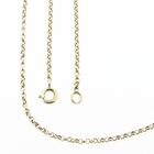 Image 1 of Gold jasseron link necklace | 59 cm