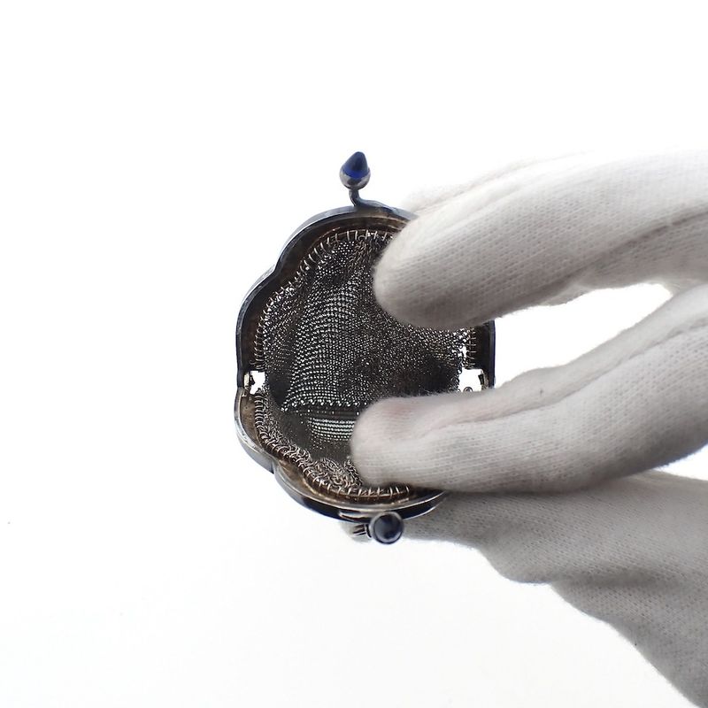 Image 6 of 19th century silver purse/wallet