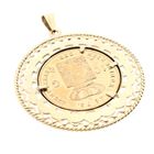 Image 4 of Gold pendant of a 10-guilder coin; King William III 1875