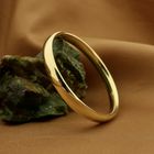 Image 2 of Gold smooth slave bracelet | Ø 61.5 mm