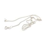 Image 4 of Silver gourmet link chain (suitable for a pendant) | 41 cm