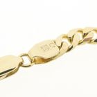 Image 4 of Gold gourmet link bracelet with engraving plate