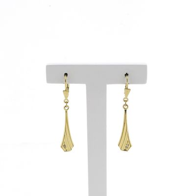 Image 1 of 8 Ct. Earrings with diamond | 0.10 ct.