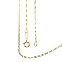 Gold gourmet link chain