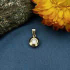 Image 2 of 9K Pendant with Zirconia | Minimalist