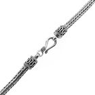 Image 5 of Silver round foxtail link chain | 74.5 cm