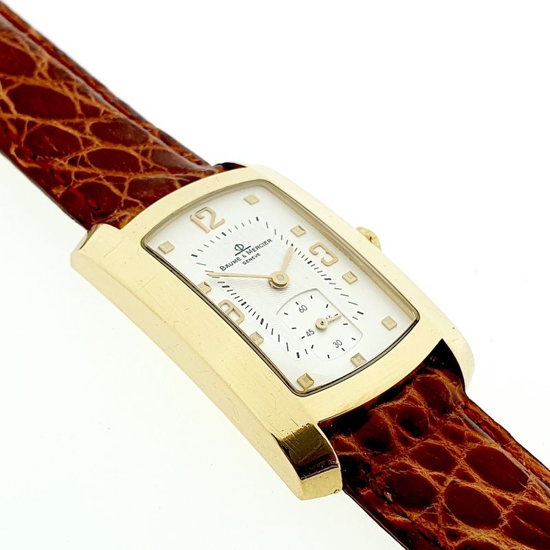 Image 8 of Baume Mercier Hampton; 18k gold watch