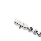 Image 9 of 18K white gold tennis necklace with 3.00 ct. diamonds | 42 cm