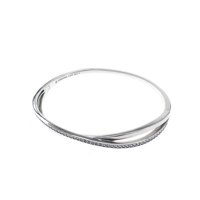 Image 1 of Pandora Signature Charm Bangle; Silver; | Ø 65 mm