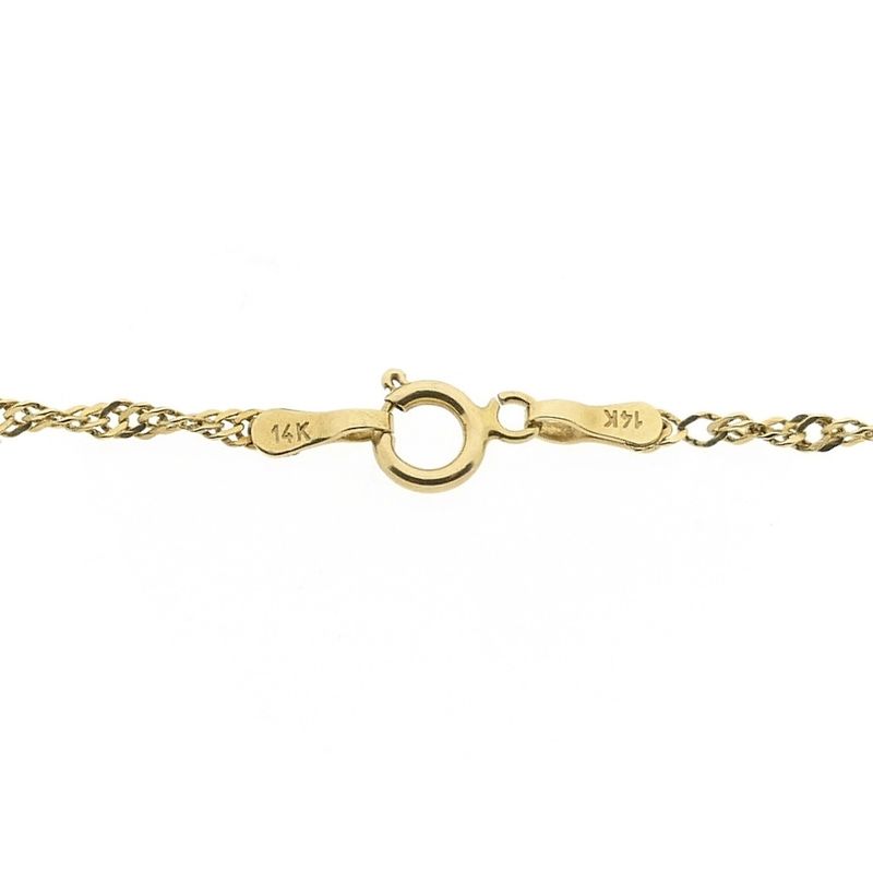 Image 6 of Gold twisted link chain 52 cm | Midas