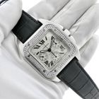 Image 11 of Cartier Santos 100 XL Chronograph 2740; Automatic watch with diamonds