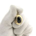 Image 8 of Gold pendant with garnet