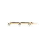 Image 1 of Rose gold brooch with diamond; 0.45 ct.