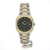 Omega Seamaster Polaris 'Titane' 396.0981; Unisex 18k gold/titanium watch with diamonds