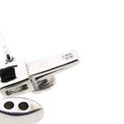 Image 6 of Floral white gold necklace with diamonds; 3.05 ct.