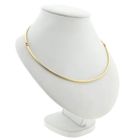 Afbeelding 3 van Gouden staafjes schakelketting | 36 cm