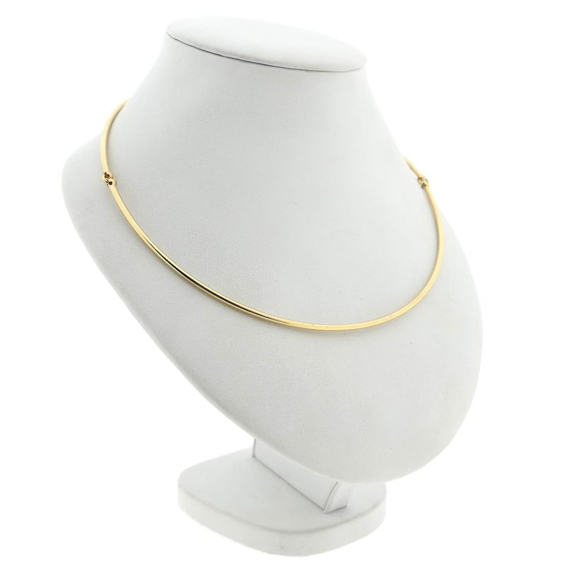 Afbeelding 3 van Gouden staafjes schakelketting | 36 cm