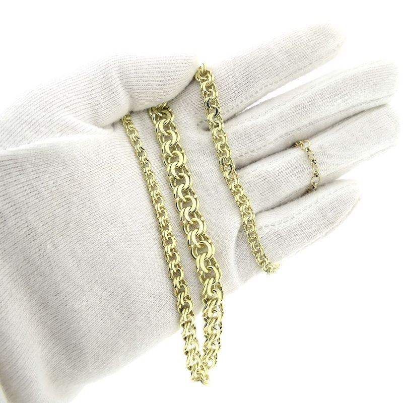 Image 7 of Golden Prince of Wales link chain