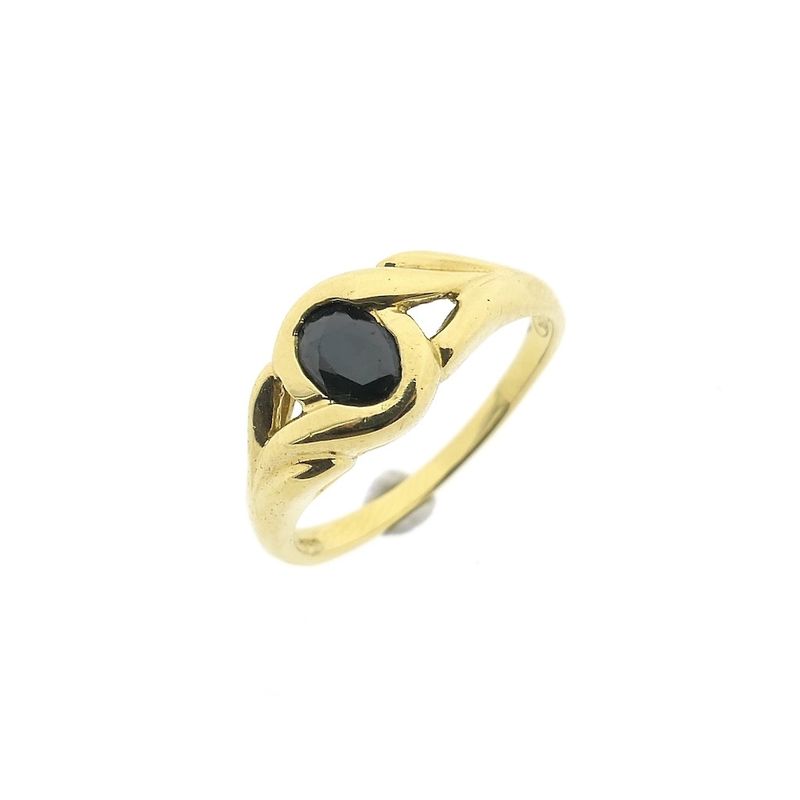 Image 1 of Vintage gold ring with sapphire