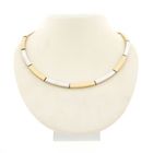 Image 1 of Two-tone gold fantasy link necklace