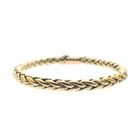 Image 1 of Gold foxtail link bracelet | 20.5 cm