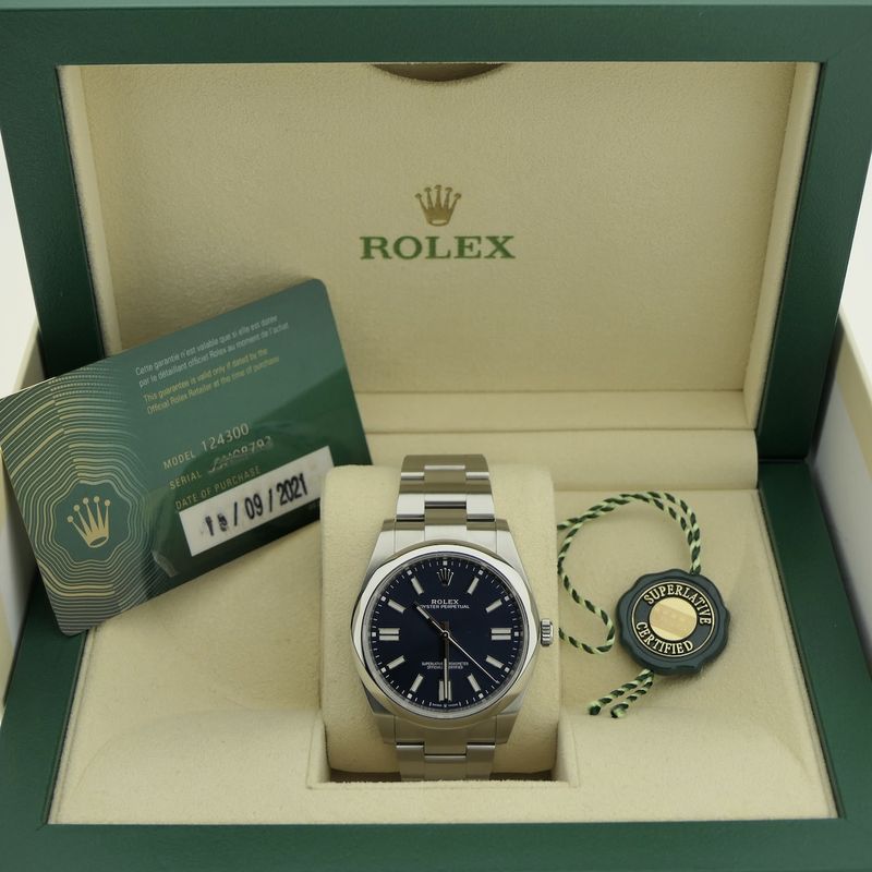 Image 15 of Rolex Oyster Perpetual 41mm 124300; Automatic men's watch