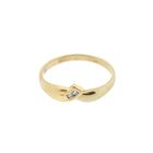 Image 3 of Gold ring with zirconia stones