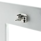 Image 5 of White gold stud earrings with zirconia