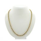 Image 1 of Gold twisted link chain