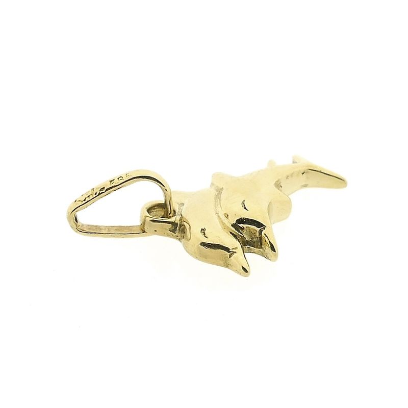 Image 3 of Golden dolphin pendant