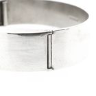 Image 5 of Silver Artistic Slave Bracelet; Size M/L