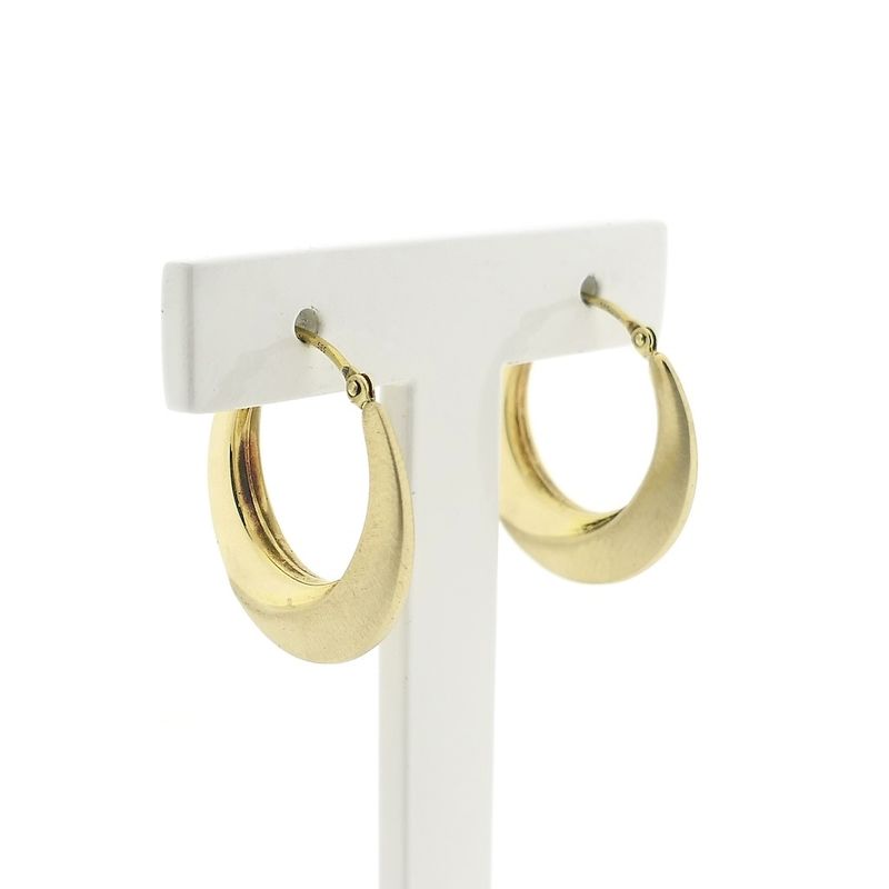 Image 3 of Gold earrings | Ø 23 mm