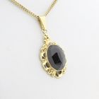 Image 10 of Vintage gold pendant with garnet