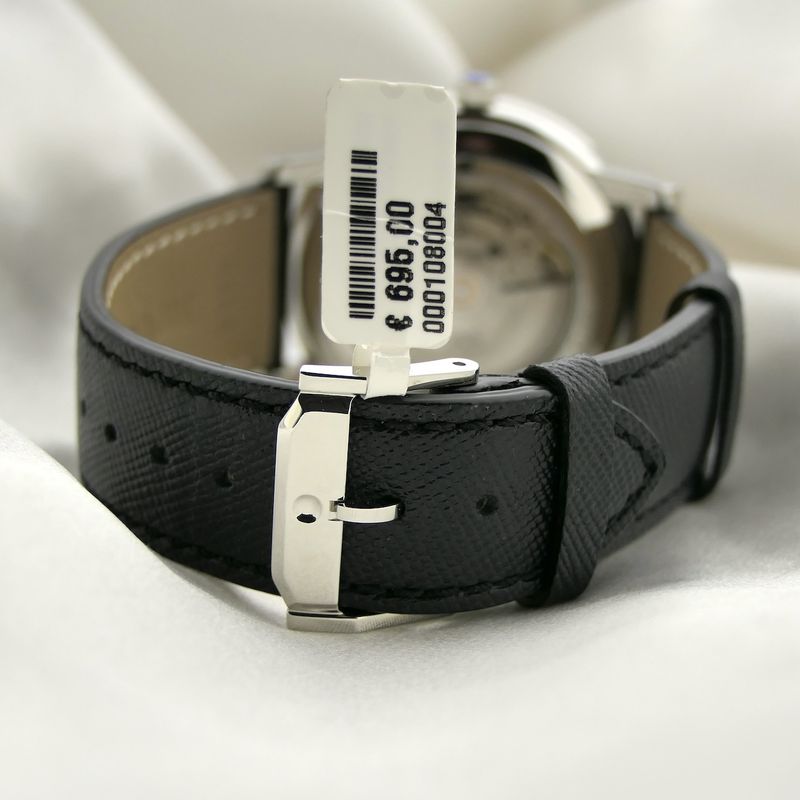 Image 12 of Movado Museum Classic; Automatic men's watch with blue dial; 0607565