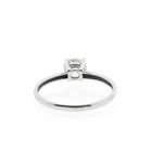 Image 4 of White gold solitaire ring with zirconia