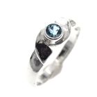 Image 1 of Silver children's ring with blue stone | Girls
