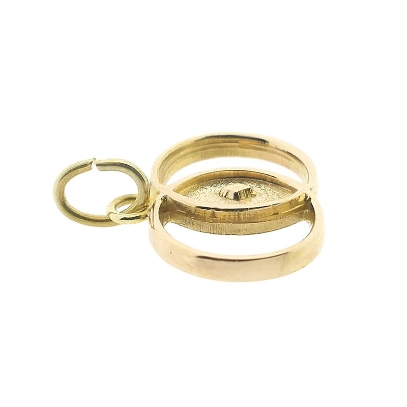 Image 7 of Golden subtle pendant; Connectedness